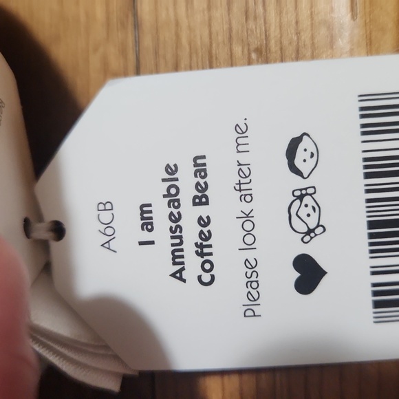 Jellycat Amuseable Coffee Bean 5x3" Soft & Plush NWT - Picture 6 of 6